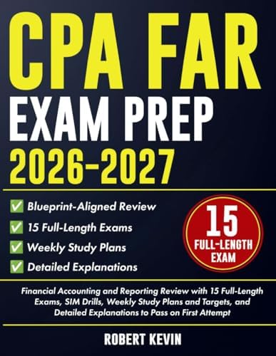 CPA FAR Exam Prep 2026–2027: Financial Accounting and Reporting Review ...