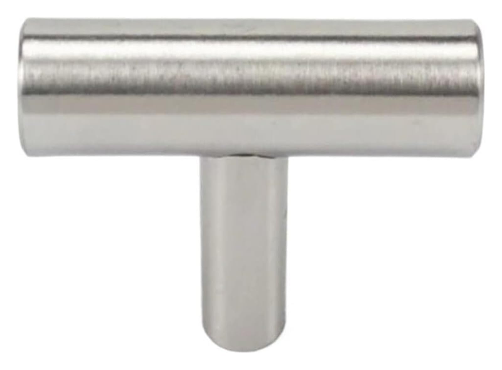Gkirqvpe Siliver Cabinet Knobs, Pack Of 4 T-Shaped Stainless Steel Pull Handle Single Hole Multicolor For Cabinet Drawer(Siliver)