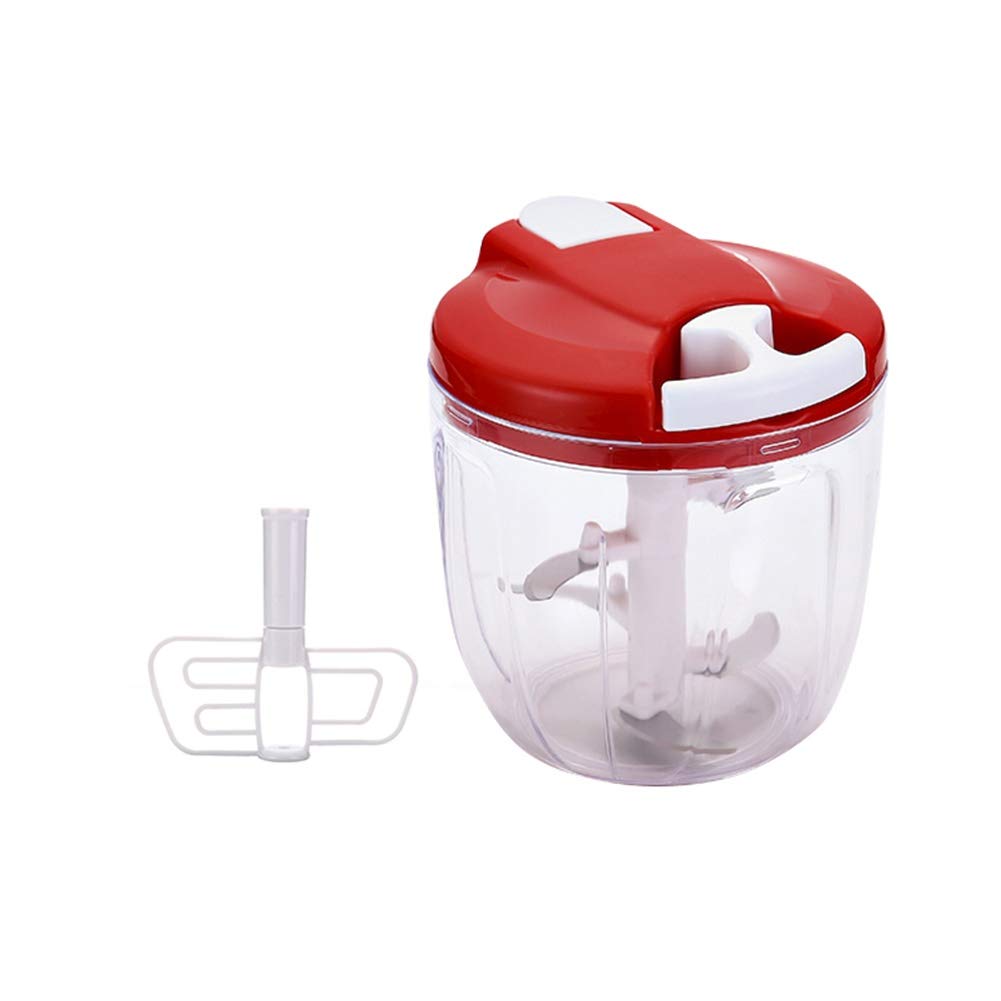 Hachoir à viande manuel légumes cuisine mécanique stuffer rouge de 900ml