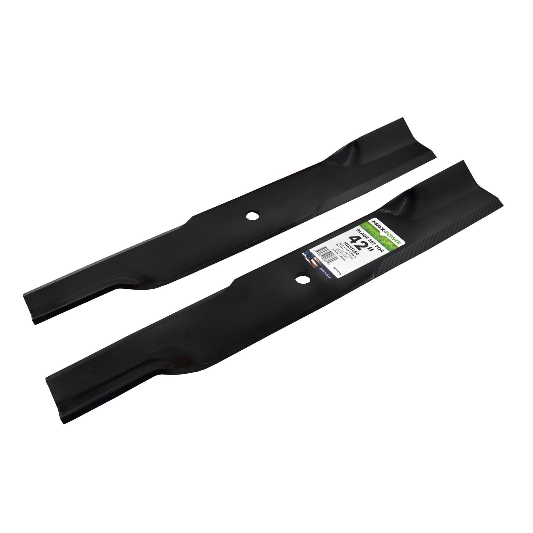 Maxpower 561131B 3 Many - Juego de Cuchillas para cortacésped de 60 Pulgadas, Color Negro