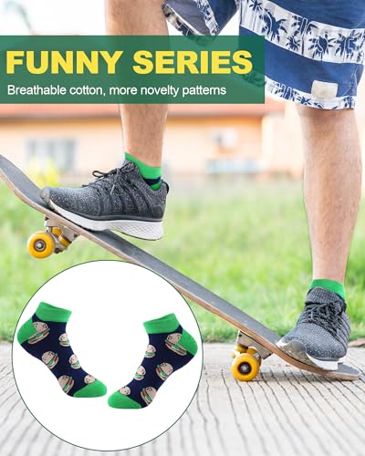 Vabean 36 Pairs Funny Men's Dress Socks Men's Novelty Crew Socks Cotton Dress Bulk Colorful Dress Set for Women Men4