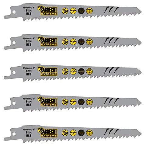 5 SabreCut Fast Wood Cutting Blades Cover