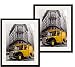 Art Emotion Solid Wood Picture Frame with 2MM Reinforced Glass, Black 20x24 Frame for 16X20 Photo (20x24 Without Mat), Pack of 2