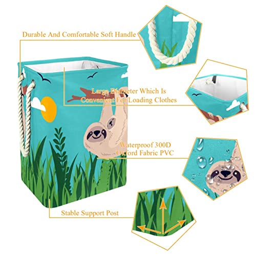 Panier à linge imperméable grand format et pliable avec poignées