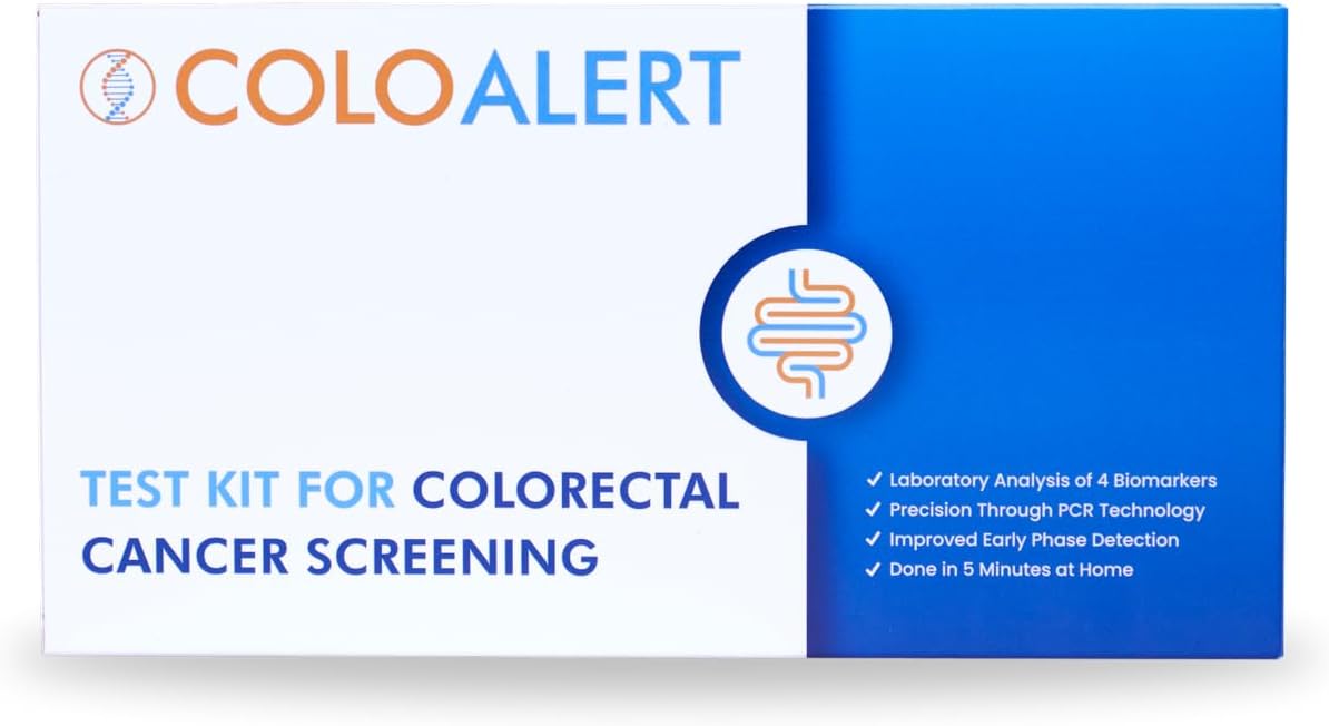 COLOALERTBowel Cancer Test kit & lab Processed for fecal Occult Blood Test(FIT) and DNA Test