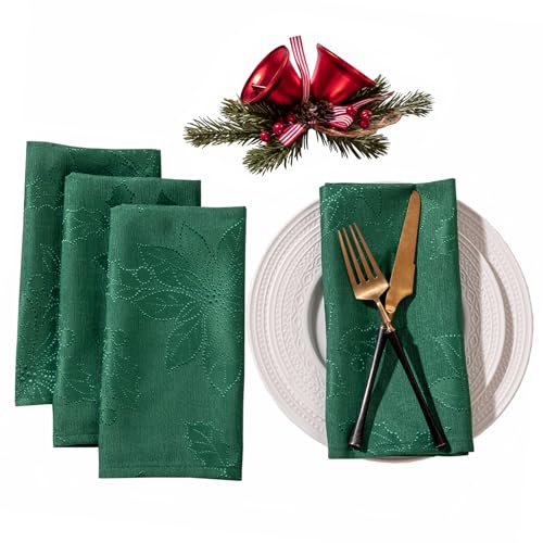 Servilletas de Tela Joyfol Day Verde 18 x 18 Pulgadas Set x4 miniatura 1