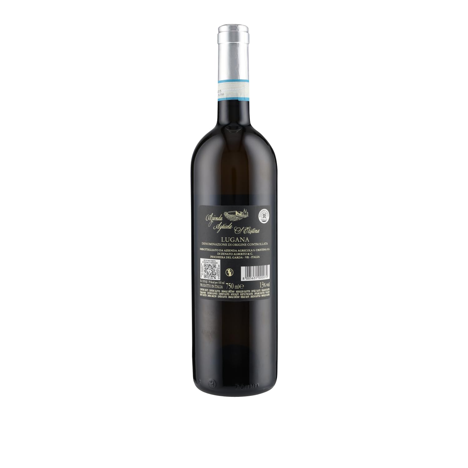 Zenato Lugana Santa Cristina Vigneto Massoni DOC 2024 Weißwein (12 x 0,75L) – Italienischer Trebbiano di Lugana aus Venetien, frisch & fruchtig, 13% Vol.