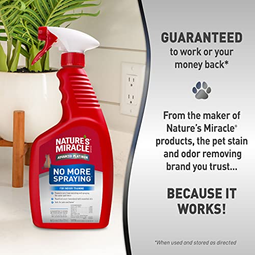Nature'S Miracle P-98404 Advanced Platinum No More Spraying, 24 Ounces, Helps Discourage Repetitive Cat Spraying thumb #5