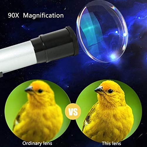 Telescopio Astronómico Refractor 50mm 360mm con Trípode Ajustable miniatura 4
