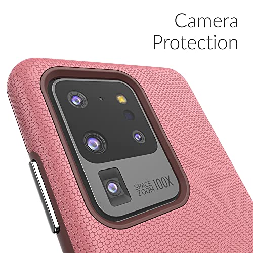Image of Crave for Samsung Galaxy S20 Ultra Case, Shockproof Protection Dual Layer Case for Samsung Galaxy S20 Ultra 5G (6.9 inch) - Berry