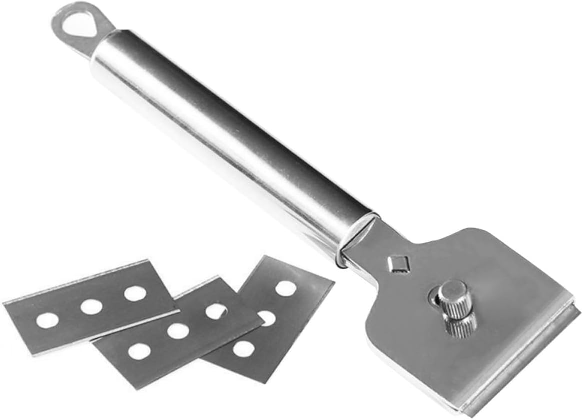 Stainless Steel Double Side Cleaning Multifunctional Razor Scraper