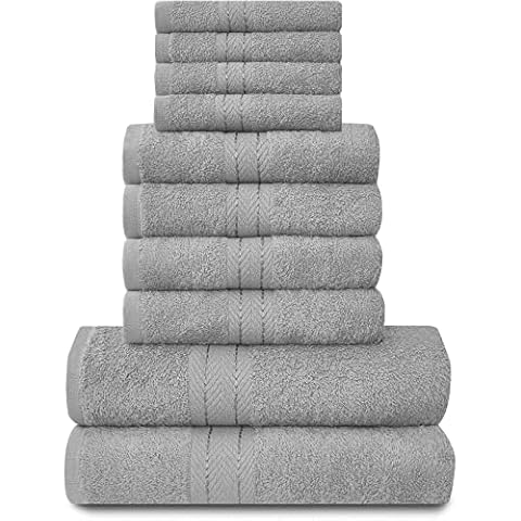 Lions Towels Family Set - 10 Piece Egyptian Cotton Cover