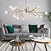 Efperfect Modern Sputnik Chandelier 18-Light Crystal Pendant 43