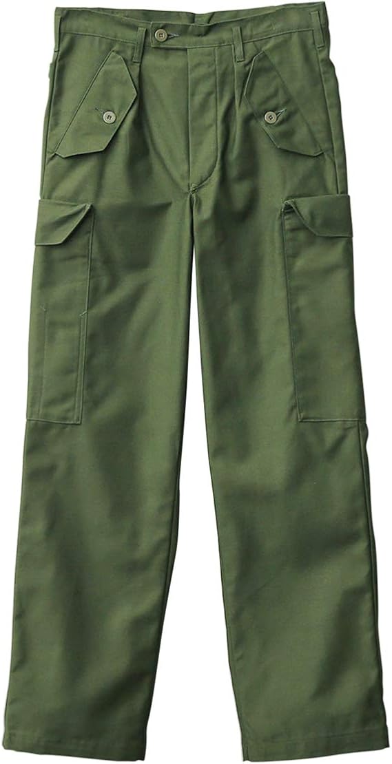 Amazon 実物 デッドストック スウェーデン軍 コットン ユーティリティー カーゴパンツ クーポン対象外 グリーン C44 ロングパンツ 通販