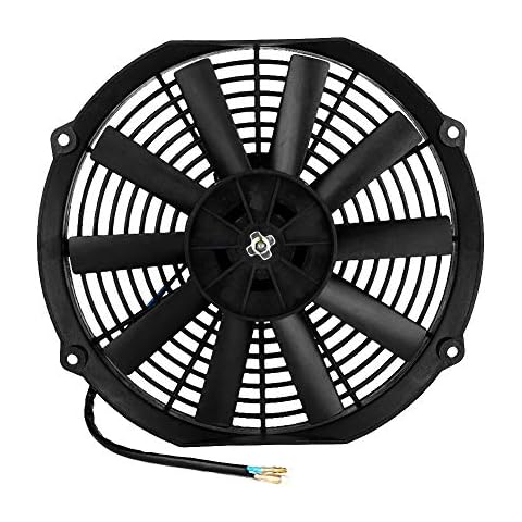 KSTE Ventilador de refrigeración del motor del coche 12" 12V 80W Cover