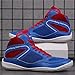 DAMANDO Mens Boxers Trainers, High Top Wrestling Sneakers Fashion Bodybuilding Sports Shoes Breathable Lightweight Fitness Footwear,Blue,6.5
