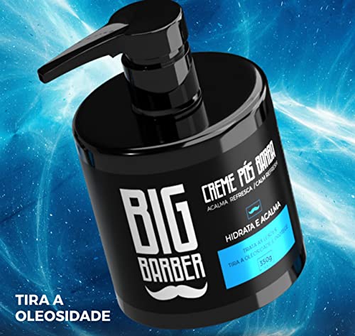 Creme Pós Barba Big Barber 350g Menthol Profissional