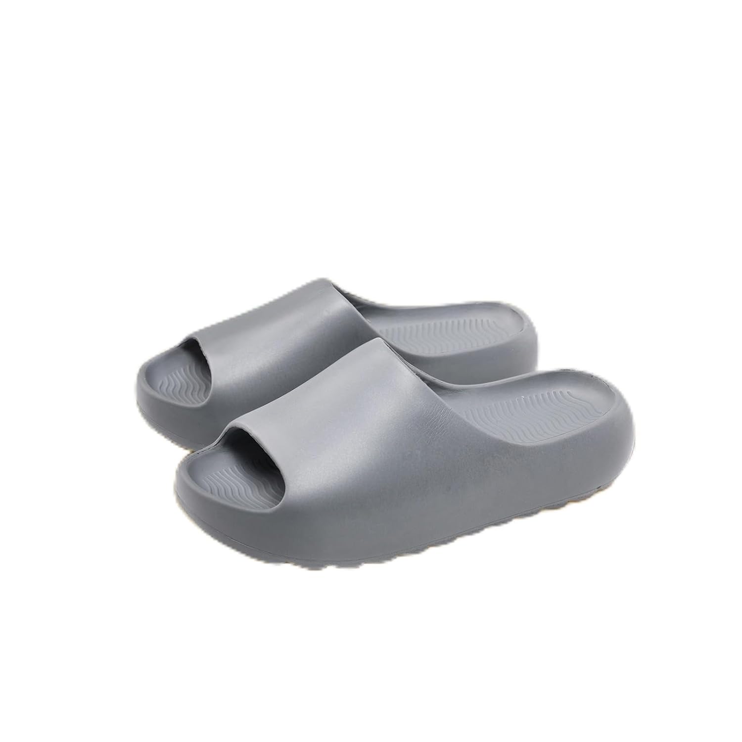 Cloud Slides para mulheres e homens, chinelos de casa de banho, sandálias deslizantes para banheiro, com sola grossa, conforto máximo, leve, antiderrapante, fácil de limpar