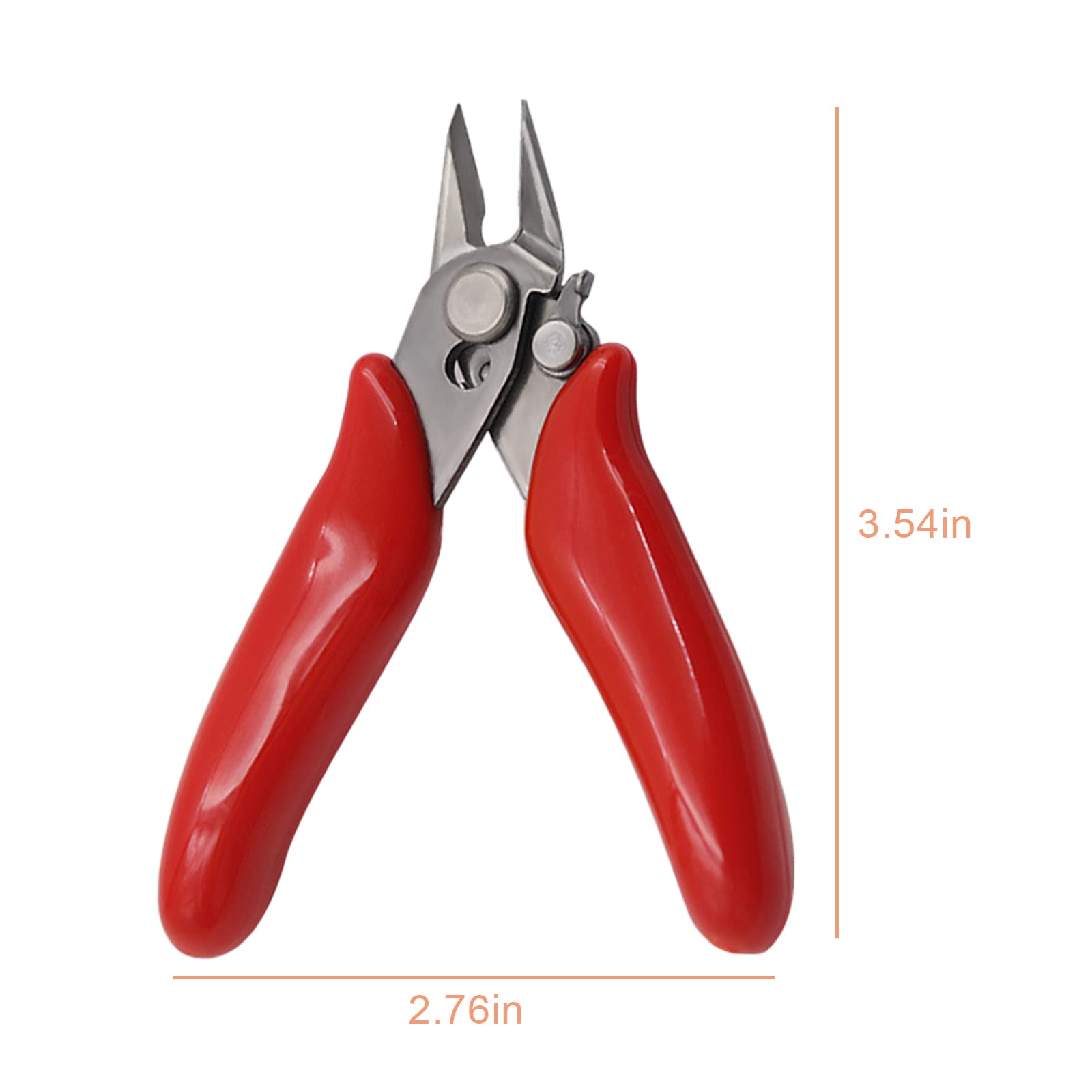 Pinze per Taglierine di Precisione, Tronchesino Modellismo per Filo Rame 0-1.2 mm, Pinza Elettricista Spellafili Tagliafili Multifunzionale