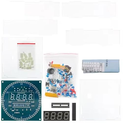 zmart DIY ��]�f�W�^�� LED �f�B�X�v���C ���W���[�� �A���[�� �d�q�f�W�^�����v�L�b�g 51 SCM �w�K�{�[�h 5V DS1302