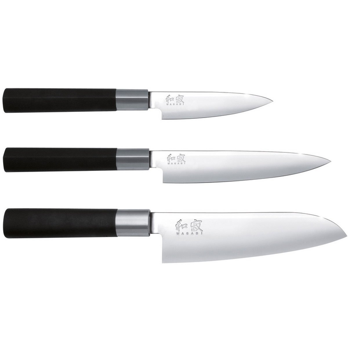 Kai Wasabi Lot De 3 Couteaux