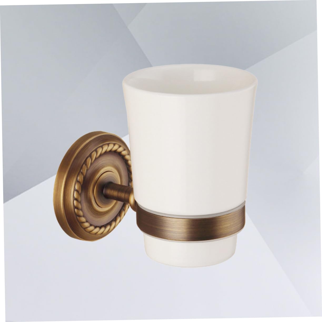 Soporte de Pared para Cepillos de Dientes de Cobre Vintage