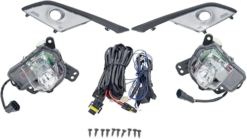 Reemplazo para 2016 2018 Mazda CX-3 luces antiniebla lámpara LED y conjunto de montaje L & R lado