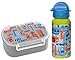 Produktbild Sigikid Brotdose und Trinkflasche Traffic Fahrzeuge Auto Geschenkset für Kindergartenkinder oder ABC Schützen