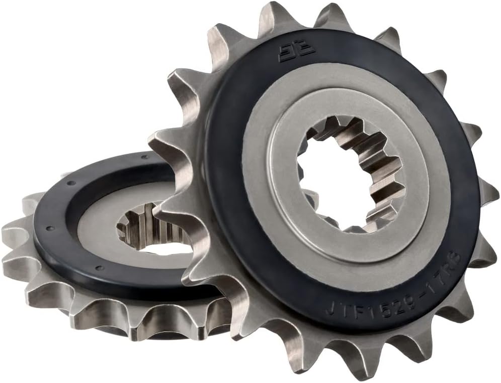 JT Sprockets JTF1529.17RB 17 Tooth Rubber Cushioned Front Countershaft Sprocket