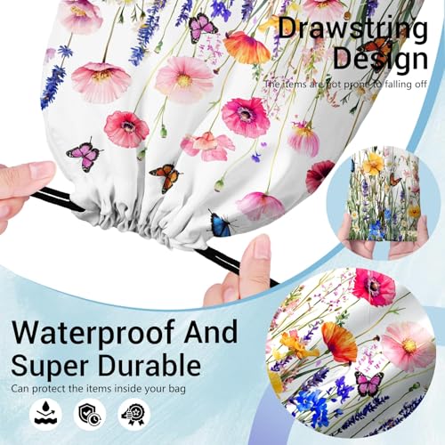 Image of Wildflower Gymnastics Grip Bag Drawstring Small Drawstring Bags for Gym