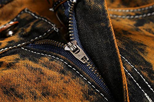 AIYINO Mens Ripped Slim Straight Fit Stretch Biker Jeans Stylish Denim All Waist(36 Gold) steampunk buy now online AIYINO Mens Ripped Slim Straight Fit Stretch Biker Jeans Stylish Denim All Waist(36 Gold) steampunk buy now online