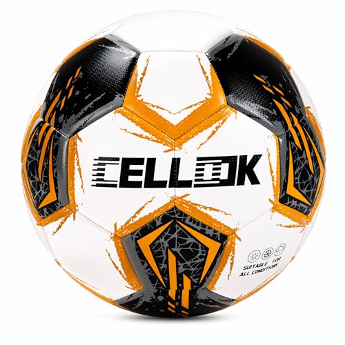 cellook Soccer Ball Size 5 Size 4 - Deflated with