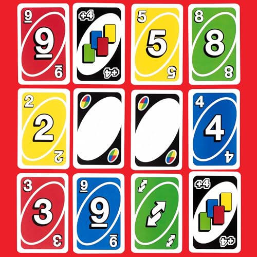 Mattel Games UNO Giant Kartenspiel für die ganze Familie, mit 108 übergroßen Karten und Anleitung, tolles Geschenk für Kinder ab 7 Jahren, GRL91