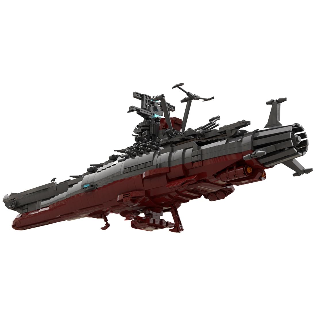 Amazon.co.jp: Toyvanta 星間戦艦モデルキット SF宇宙船ビルディング