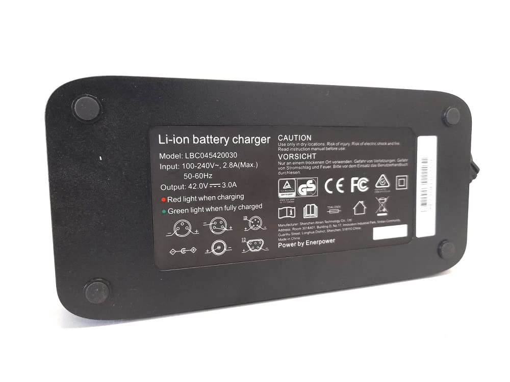 Enerpower Li-Ion oplader 36 V vervangt Joycube Phylion 5-polig trapezium voor Fischer Cita, Montis, Viator, EM 1966i, ETD/ETH 1801, Terra 2.0 & Stella - 3A laadstroom (50% meer dan het origineel Enerpower Li-Ion oplader 36 V vervangt Joycube Phylion 5-polig trapezium voor Fischer Cita, Montis, Viator, EM 1966i, ETD/ETH 1801, Terra 2.0 & Stella - 3A laadstroom (50% meer dan het origineel