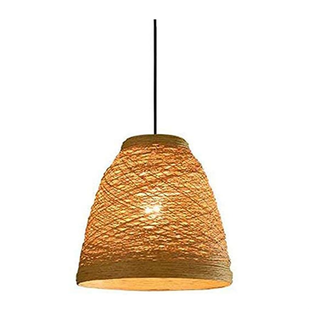Lampa wisząca do sypialni lampa wisząca rattanowa lampa wisząca oświetlenie podtynkowe w stylu japońskim unikalny styl naturalna regulowana lampa wisząca do salonu sypialni