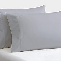 Vista 23 de Juego de 2 fundas de almohada de 600 hilos, 100% algodón egipcio de fibra larga, fundas de almohada suaves y duraderas, fundas de almohada suaves