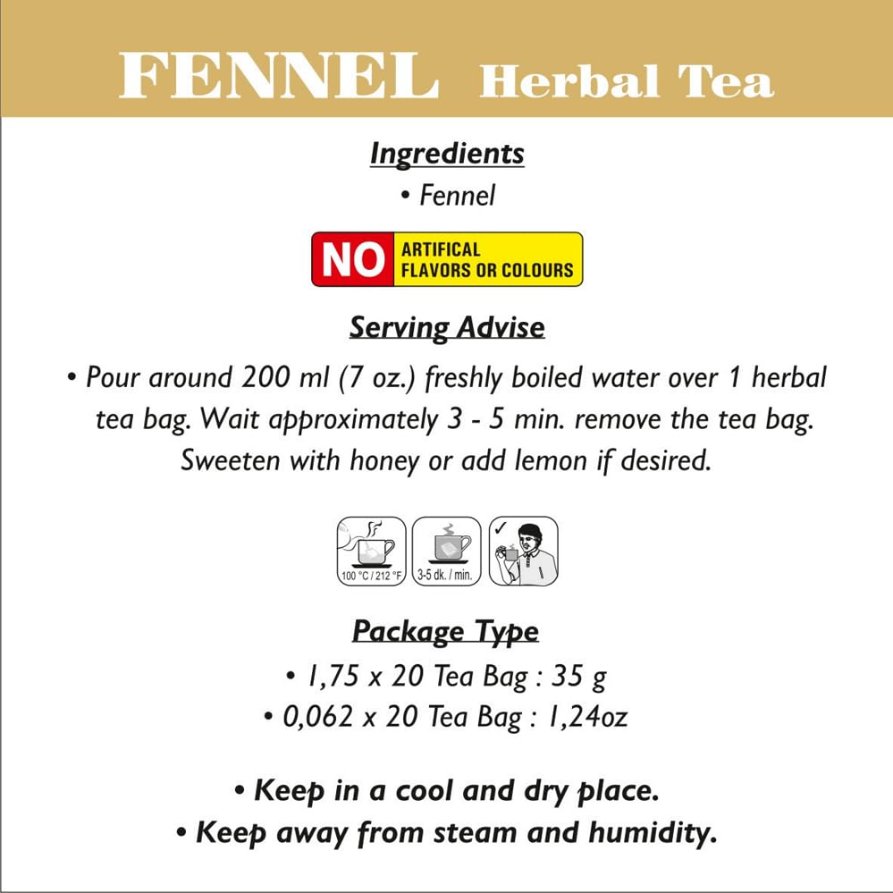 Miniatura 3 de Té de hinojo de Tisan - 2 cajas en total 40 bolsas de té