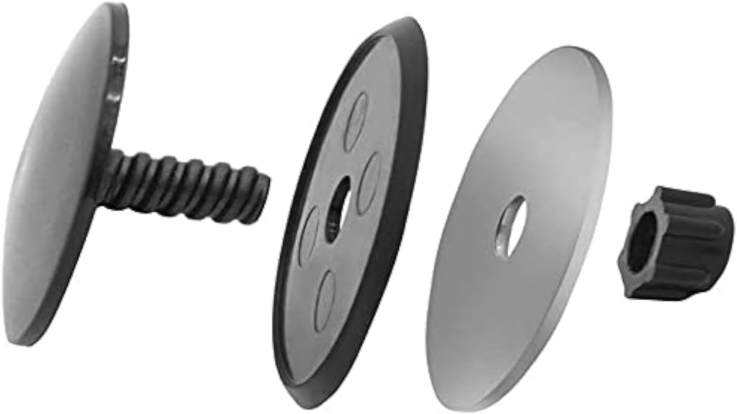 Auto-plazaRear Wiper Delete Kit Car Waterproof Block Off Plug Cap for Rear Tailgate Wiper Arm (46mm(1.81"))