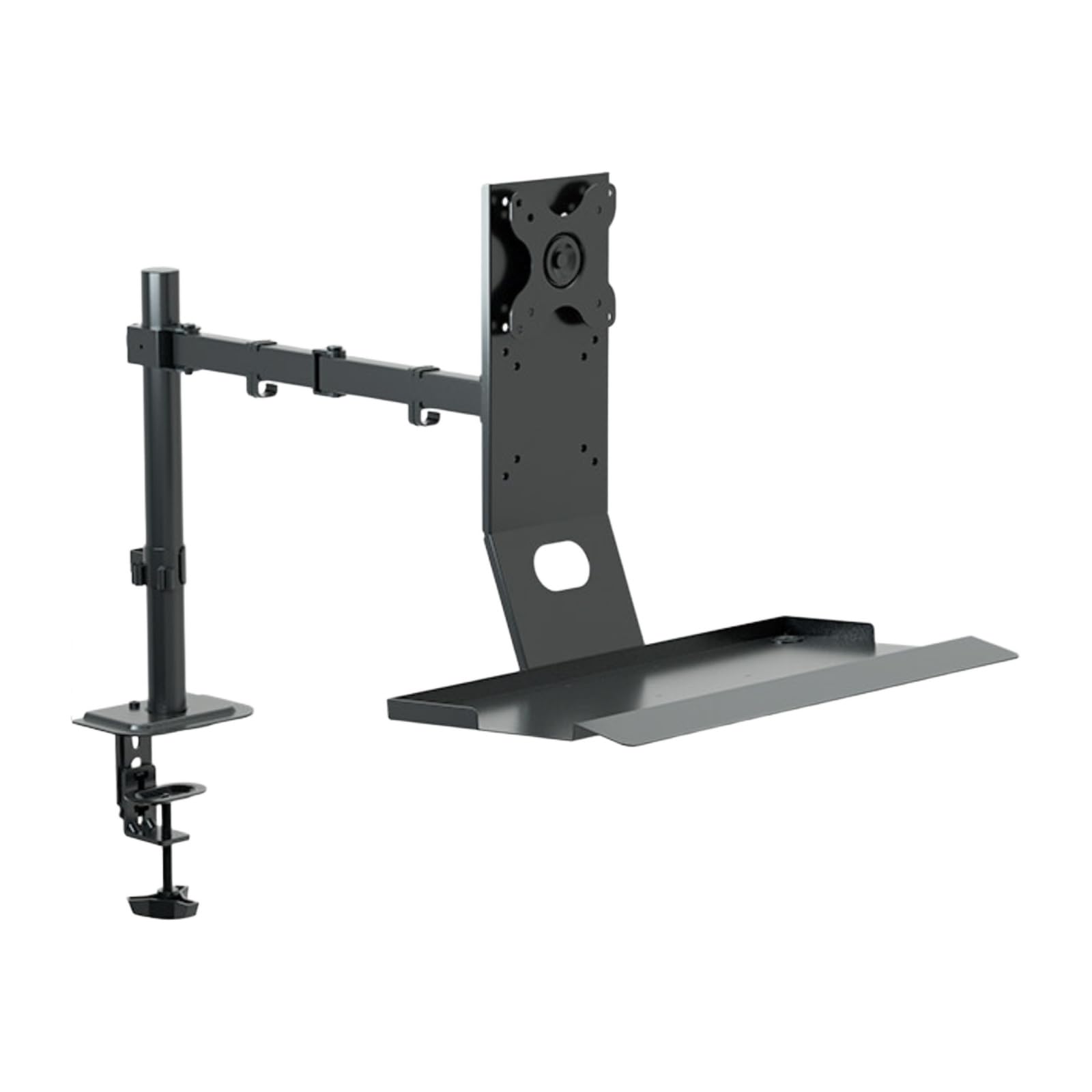 Monitoreo de Bracket(Clamp Table with Two Arms+Small 13-32"10KG)