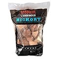 Steven Raichlen All Natural Hickory Wood Chunks for Smoking -420 Cu In Box or Bag, Approx 5 Lbs- Kiln Dried Large Cut BBQ Wood Chips for Smoker -Barbecue Chunks for Smoked Meat- Grilling Gifts for Men