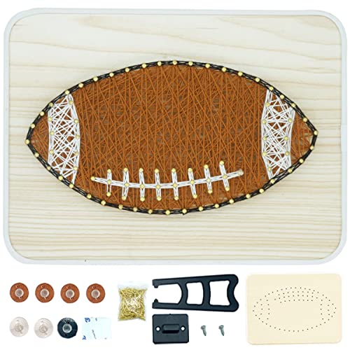 Image of BAZIMA DIY String Art Kit for Beginner, DIY Football Craft Kit,Unique Gift,Craft Kit for Holidays