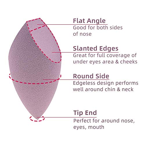 Dolovemk Set di spugne per trucco senza lattice, 3...