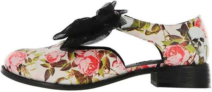 Iron Fist Women's Black Kill Me Later Oxford Flat Shoes (6)