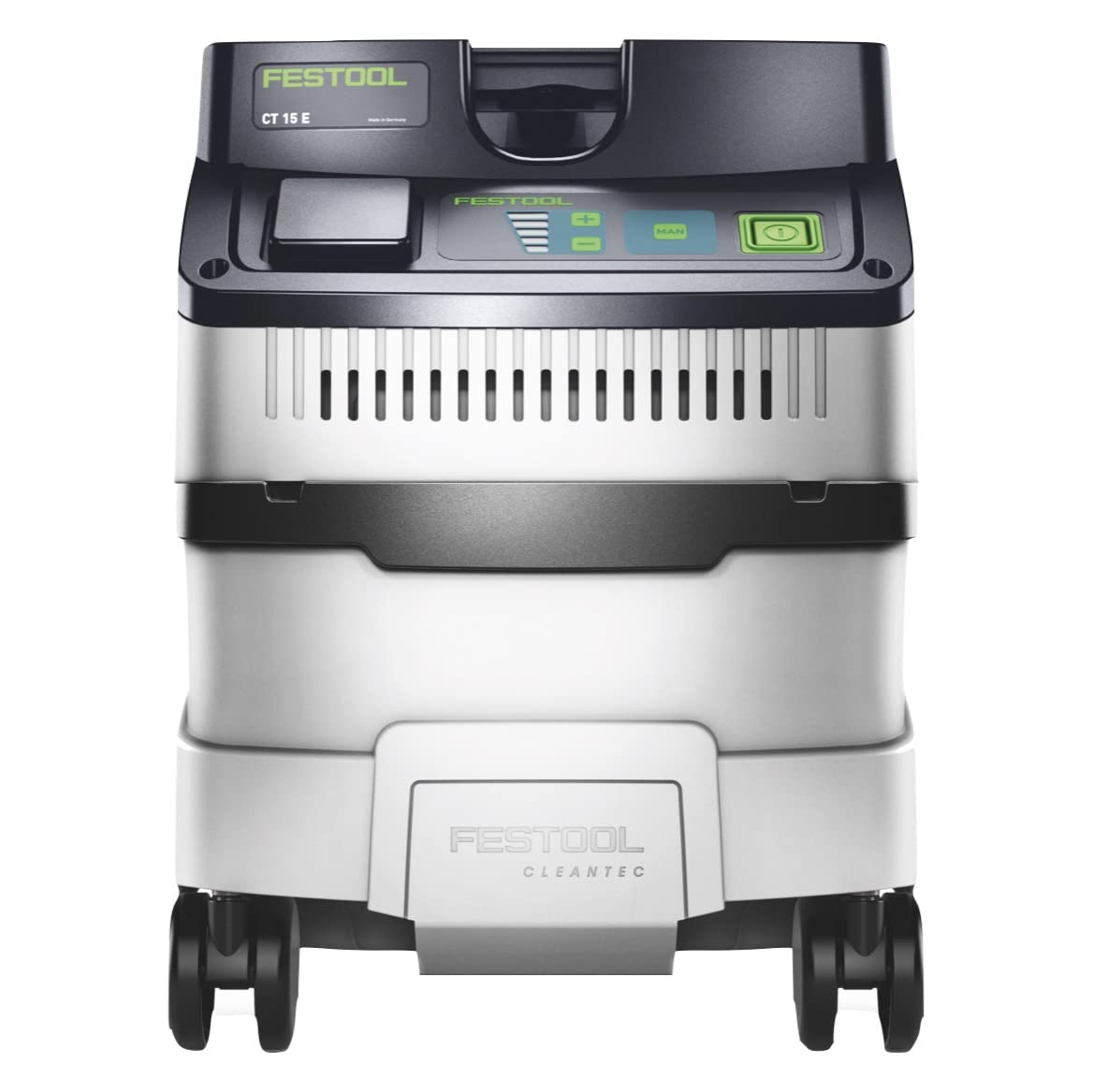 Aspirador profesional CT 15 E CLEANTEC | Include filtro principale, sacchetto filtro SELFCLEAN, tubo di aspirazione, bocchetta per fessure e bocchetta per tappezzeria