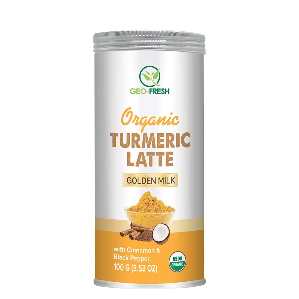 Boisson curcuma latte mix 100g infusion chaude ou glacée pour le soir