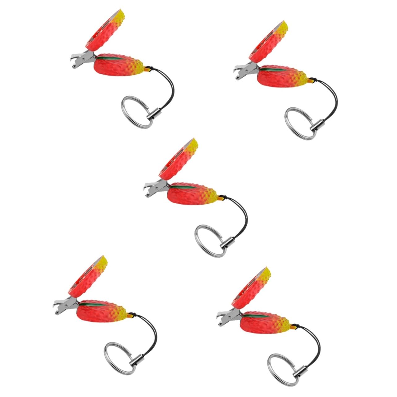 Healeved 5pezzi Tagliaunghie Professionale Acciaio Inossidabile Tronchesino Per Unghie e Piedi Design Ergonomico e Compatto Per Adulti Per Uso Quotidiano
