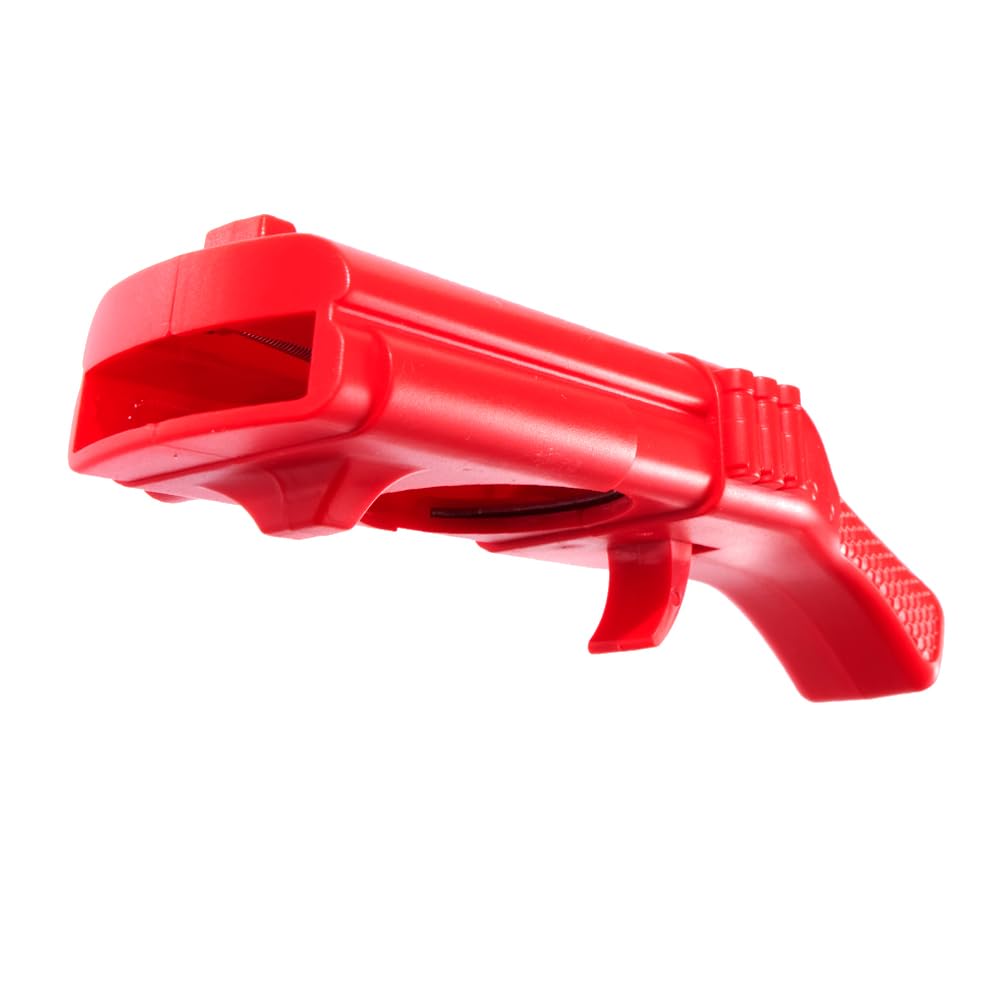 Cap Shooter Bottle Opener, Funny Launcher Shooter Creative Beer Opener for Drinking Game Family Party Bar Outdoor Barbecue (Red)