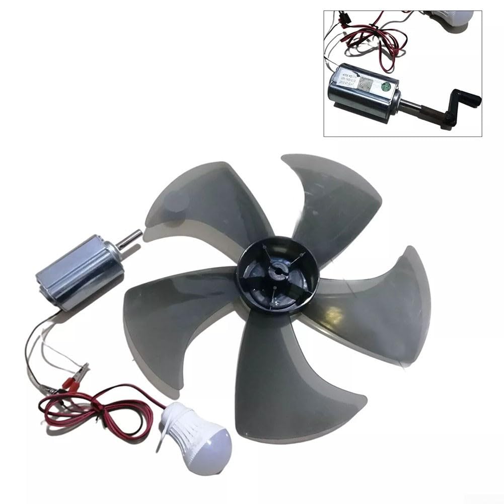 Gearmotor Générateur à aimant permanent 12 V 80 W pour éolienne à monter soi-même et modèles à manivelle, kit scientifique éducatif en plein air (lot de 1)