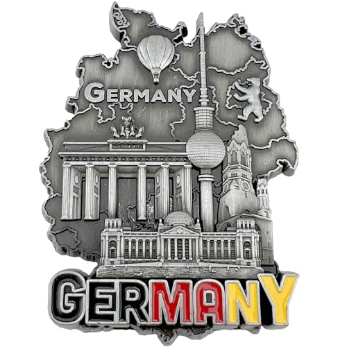 United1871 Deutschland Souvenir Magnet, Berlin Souvenir, Andenken Magnet aus Metall